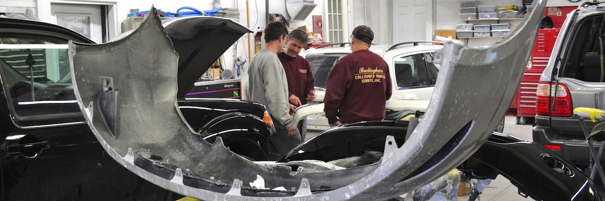 Our Auto Body Repair Technicians at Work