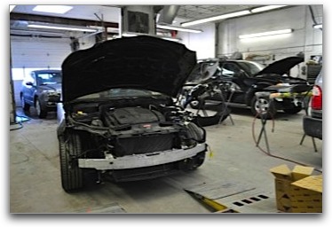 Front End Body Work on a New Car