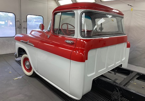 Antique Truck After Painting